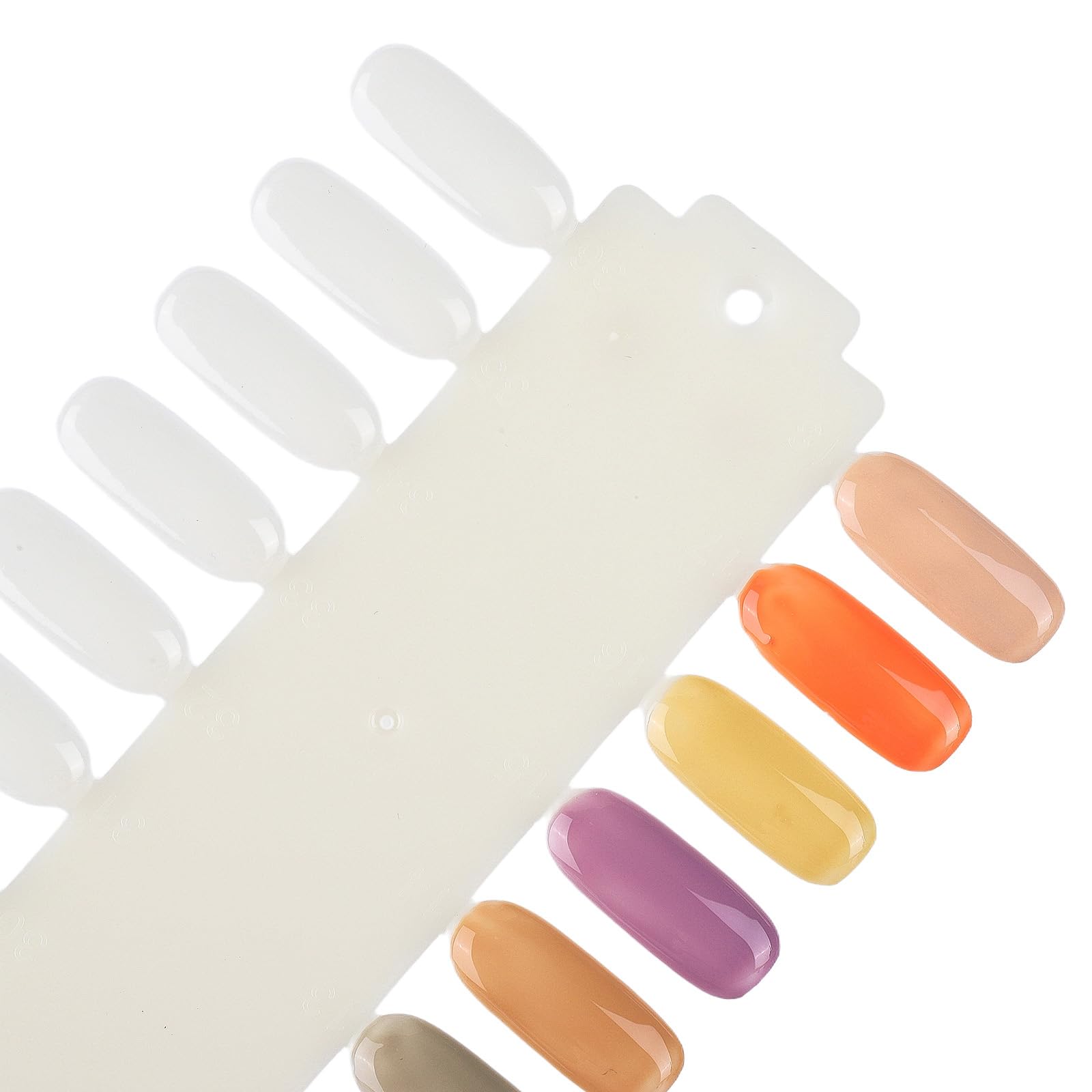 Tbestmax nail art practice palette with numbered sticker sheet