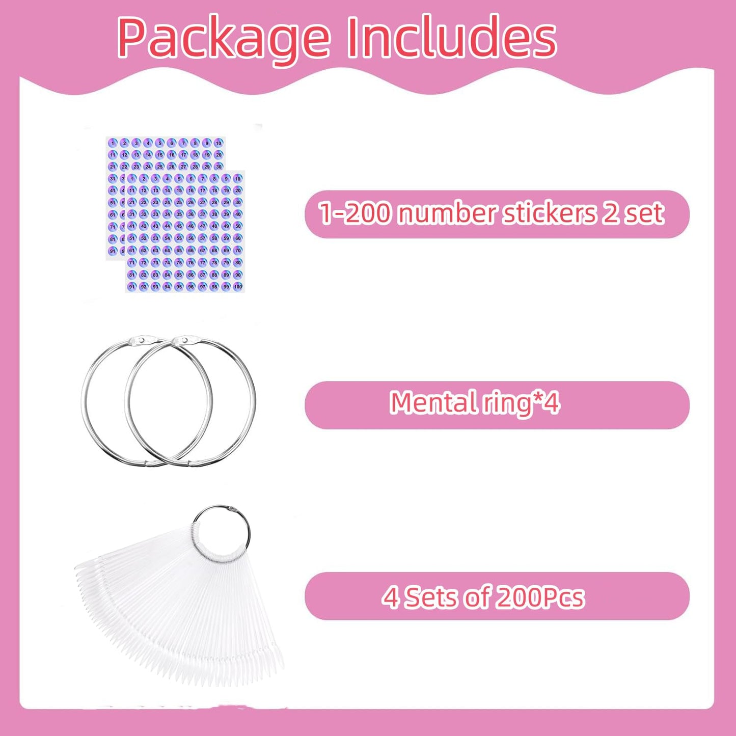 Nail technician tools for color organization