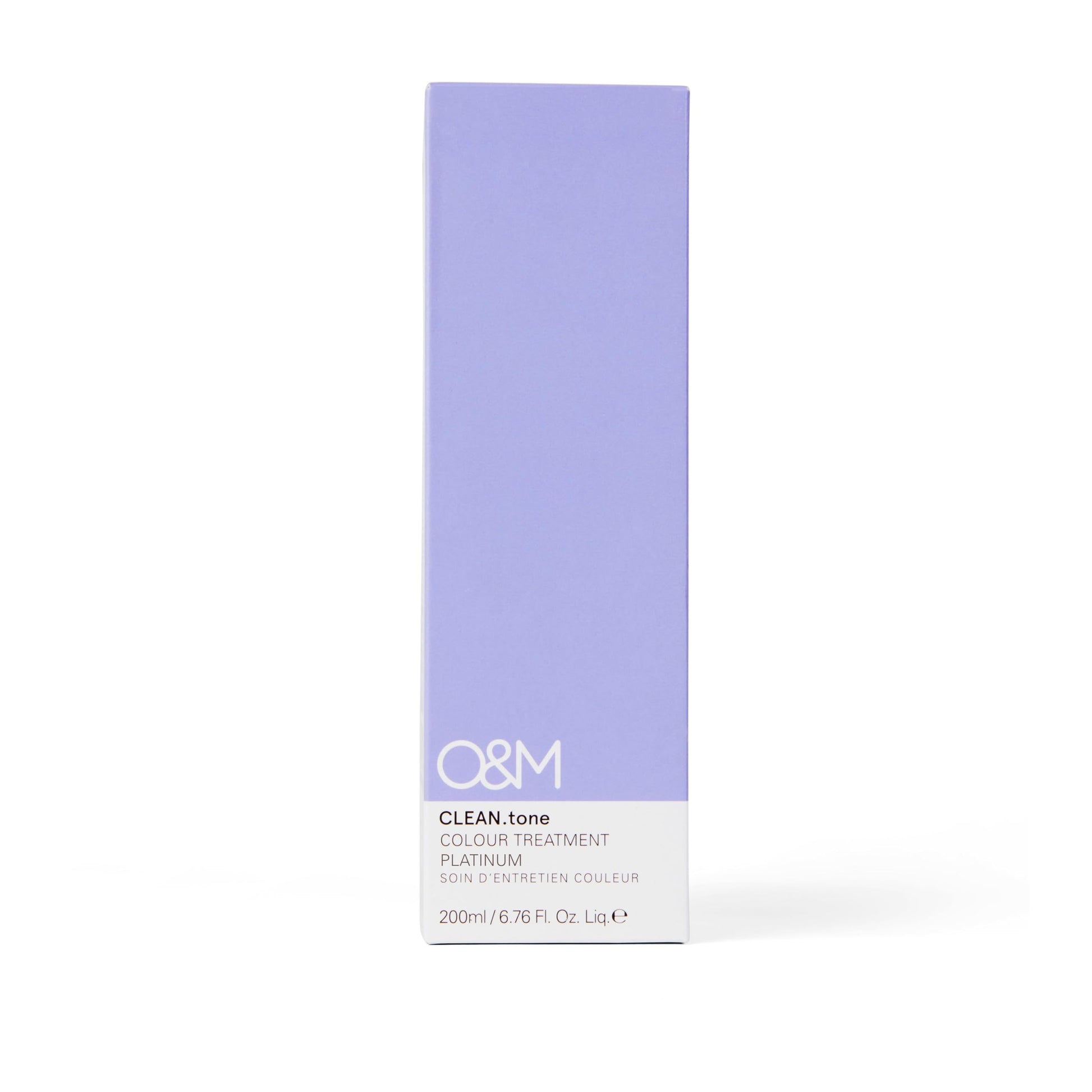 Premium imported O&M salon hair care treatment for clean blonde tones