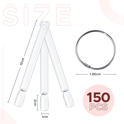 High quality acrylic nail swatch sticks for gel polish