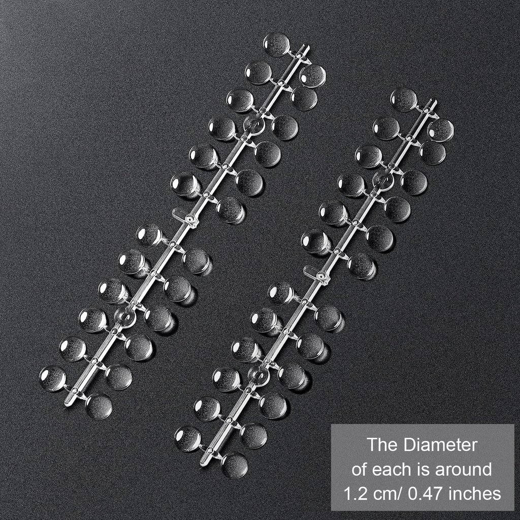 Jassins nail art display tips with adhesive stickers