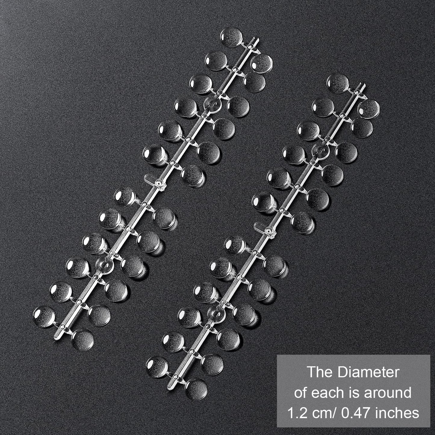 Jassins nail art display tips with adhesive stickers