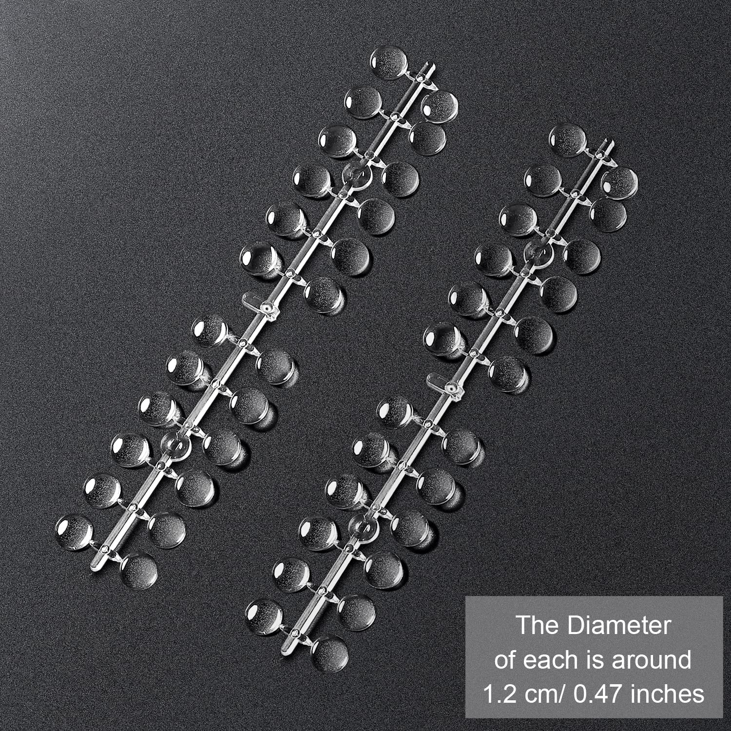 Jassins nail art display tips with adhesive stickers