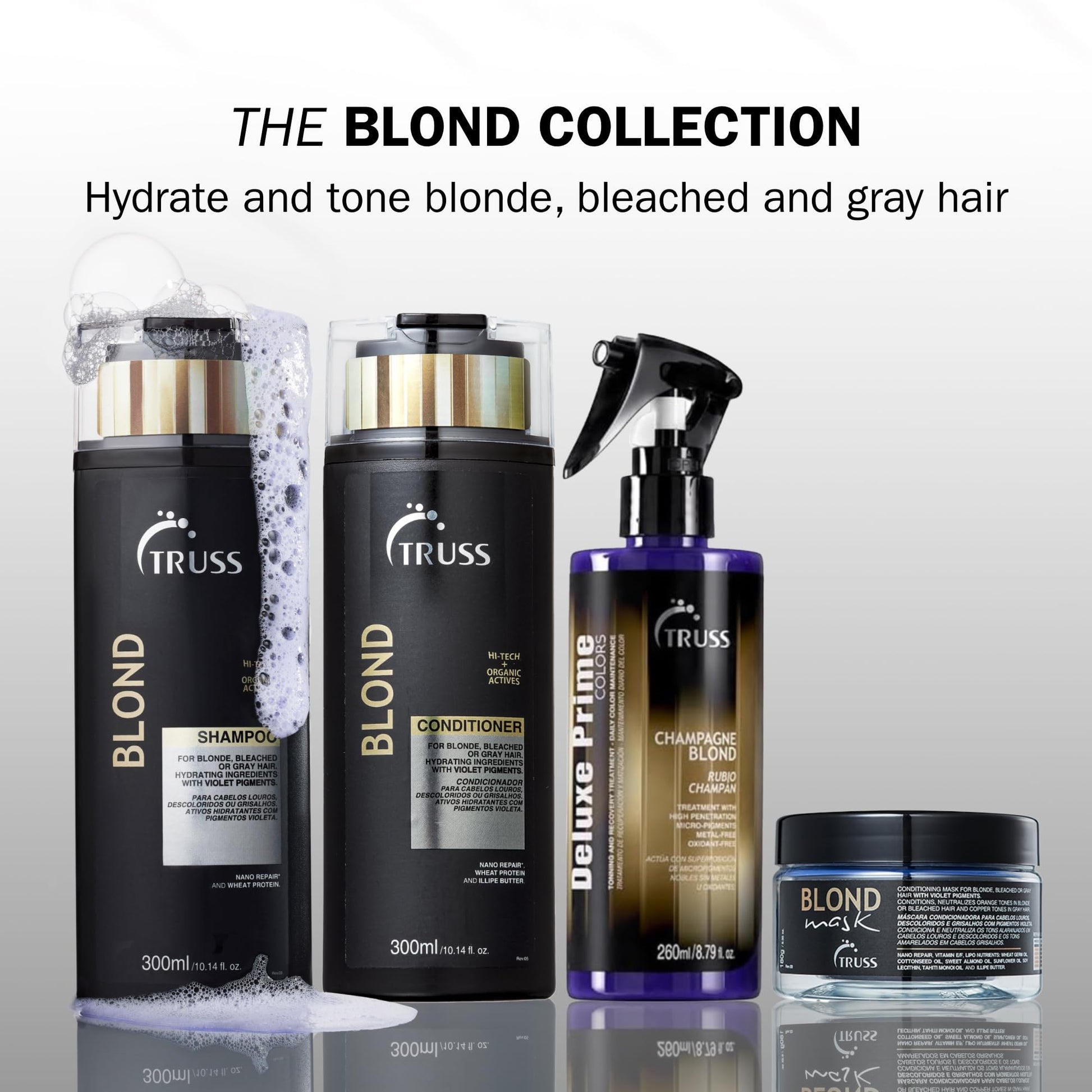 TRUSS premium color correcting spray for bleached and highlighted hair