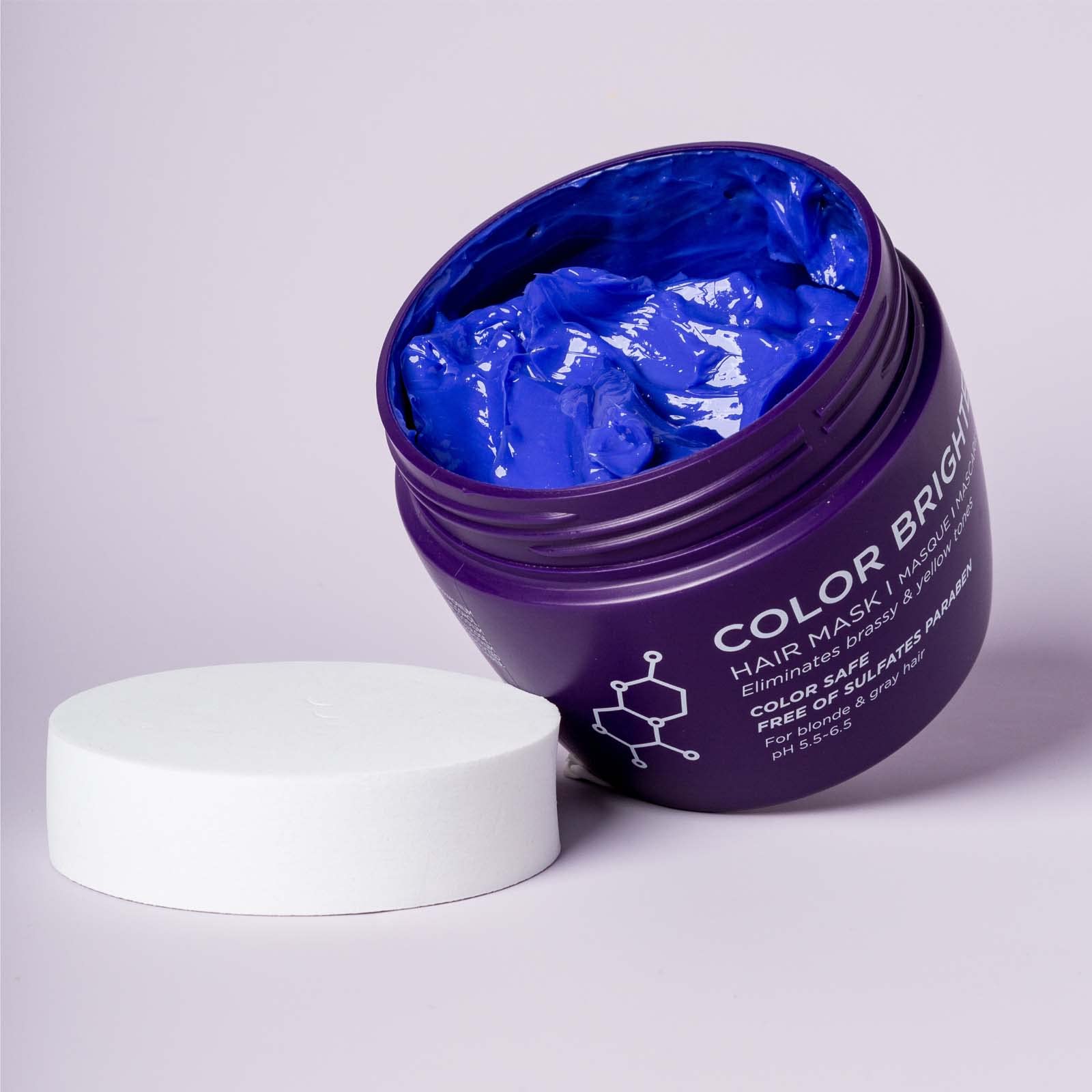 Luseta Color Brightening deep conditioner cream texture for neutralizing yellow tones