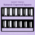 Extra long straight fake nail tips for custom manicure
