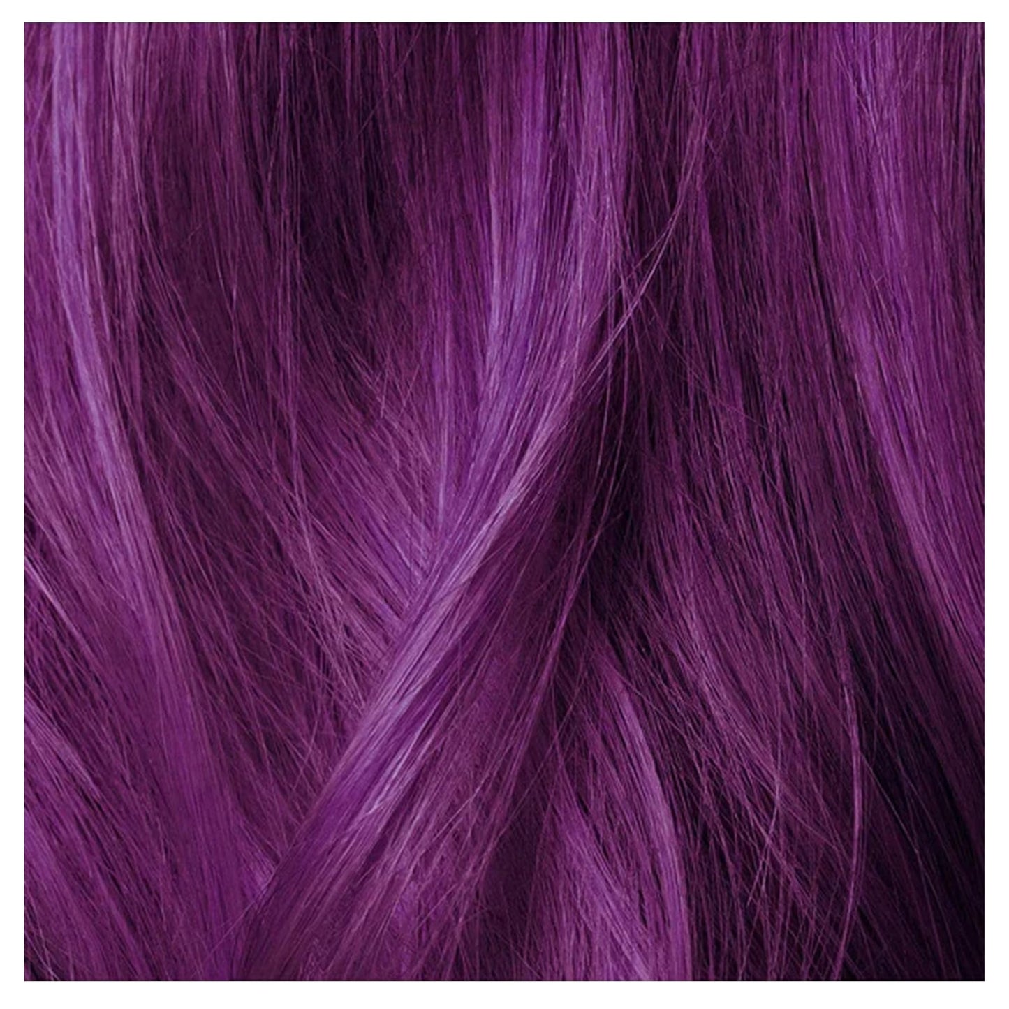 Texture of the intense violet conditioning hair cream on a white background