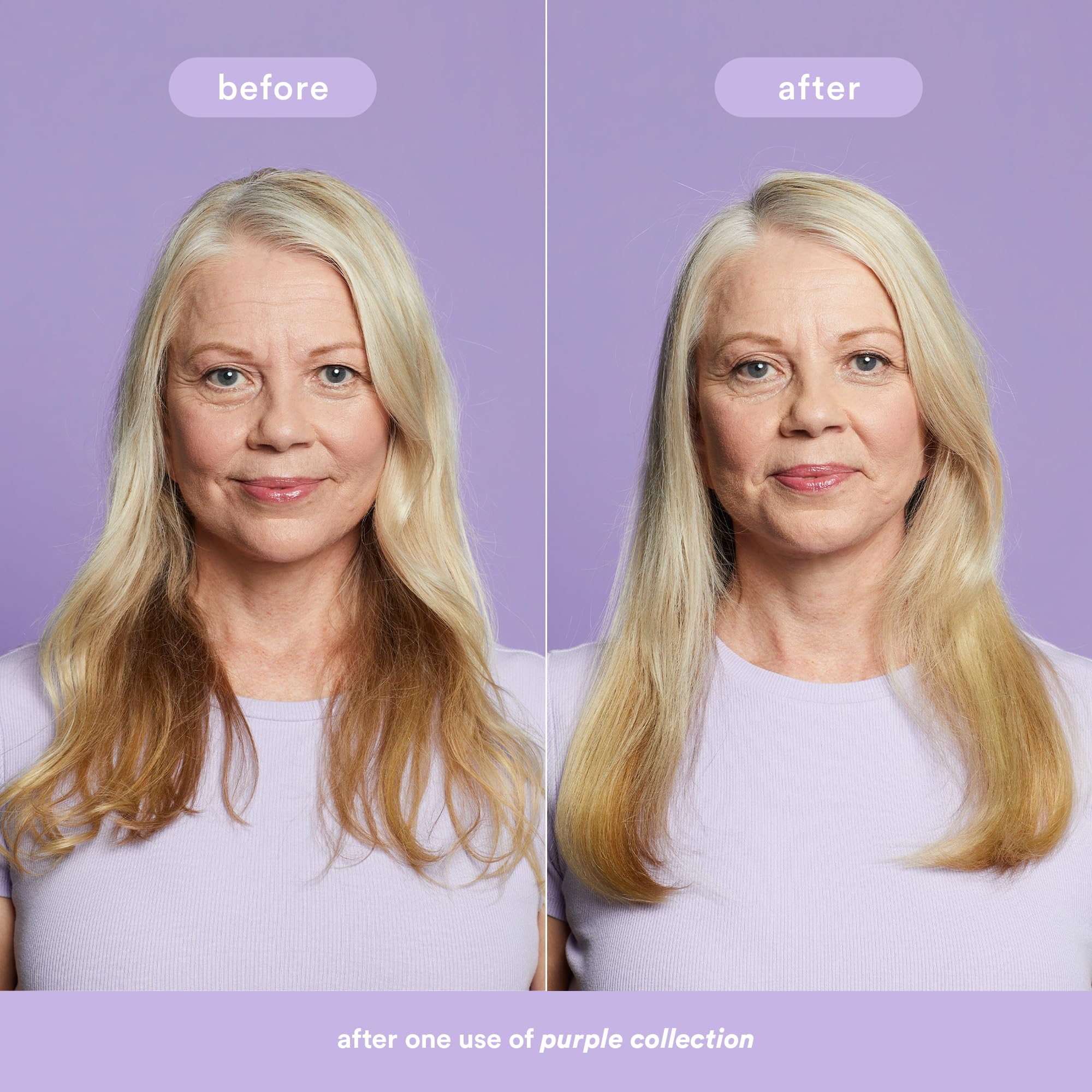 Verb hydrating and brightening violet pigment hair treatment container