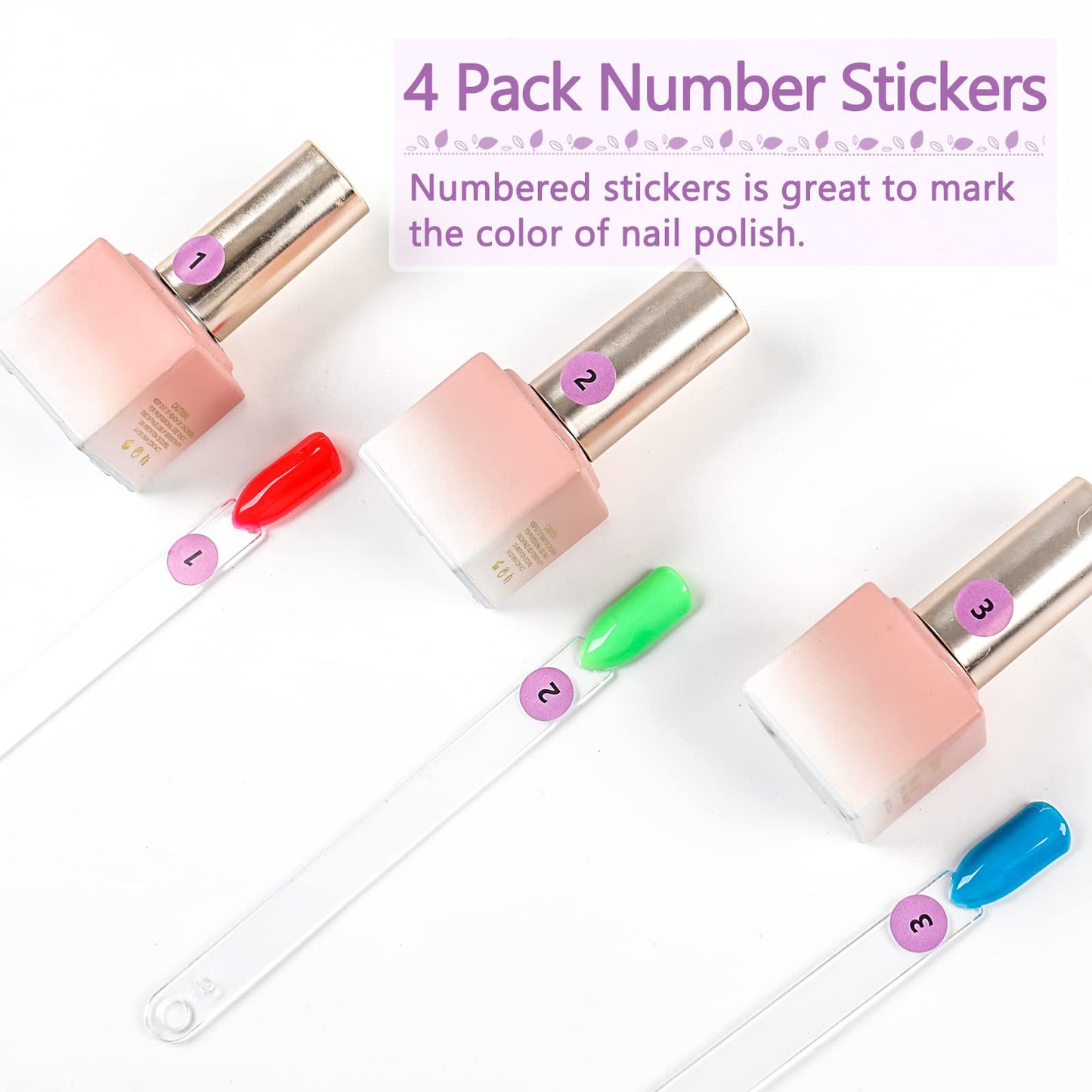 Full set of Bqan 200 piece nail practice sticks