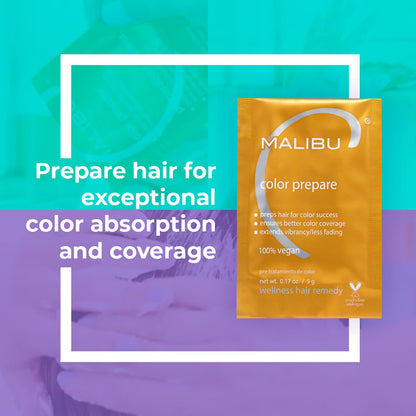 Authentic USA imported Malibu C color prepare single packet