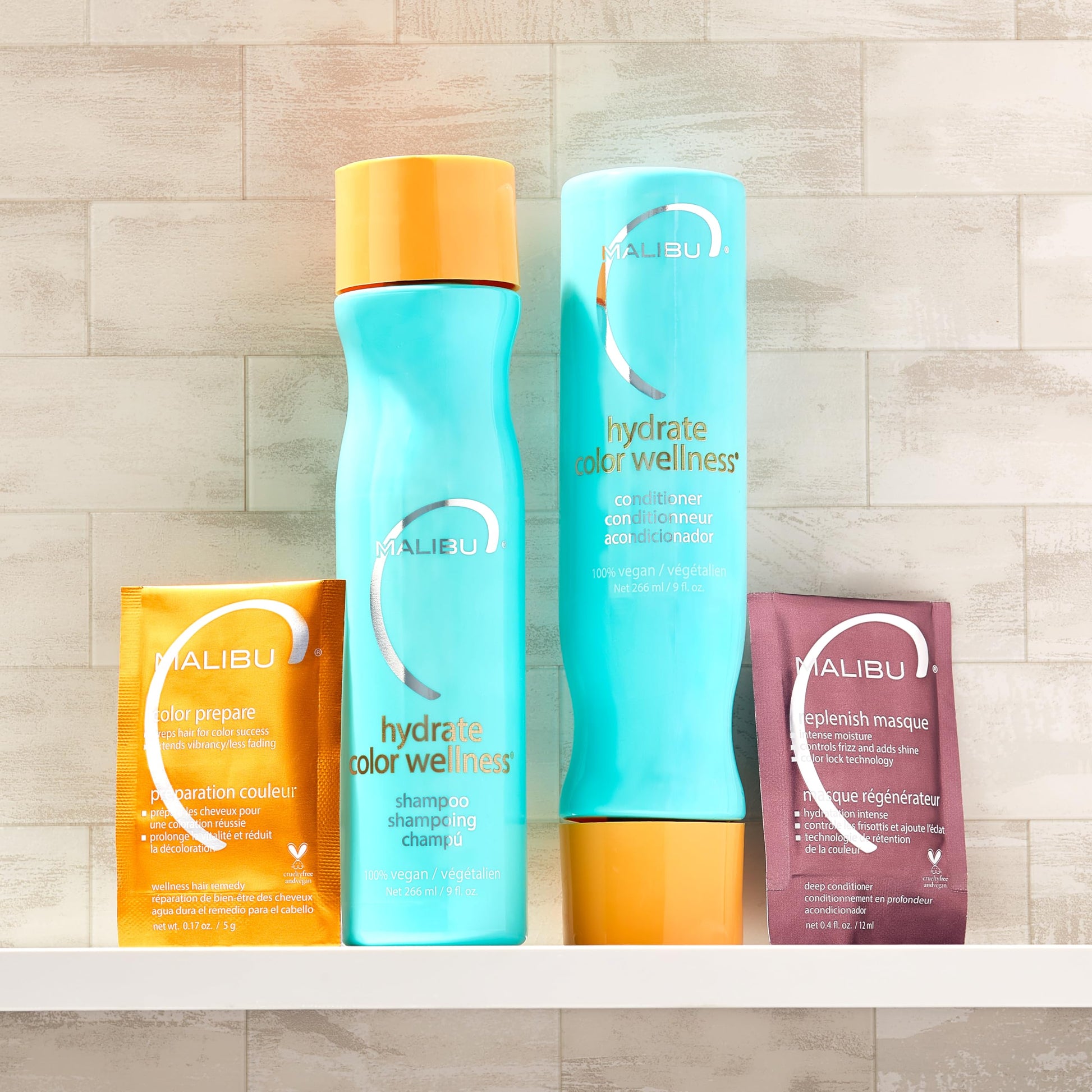 Malibu C hard water defense hair color prep treatment