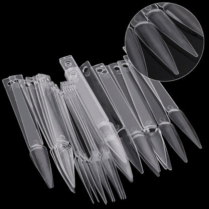 Nail art practice sticks with numbered sticker set included