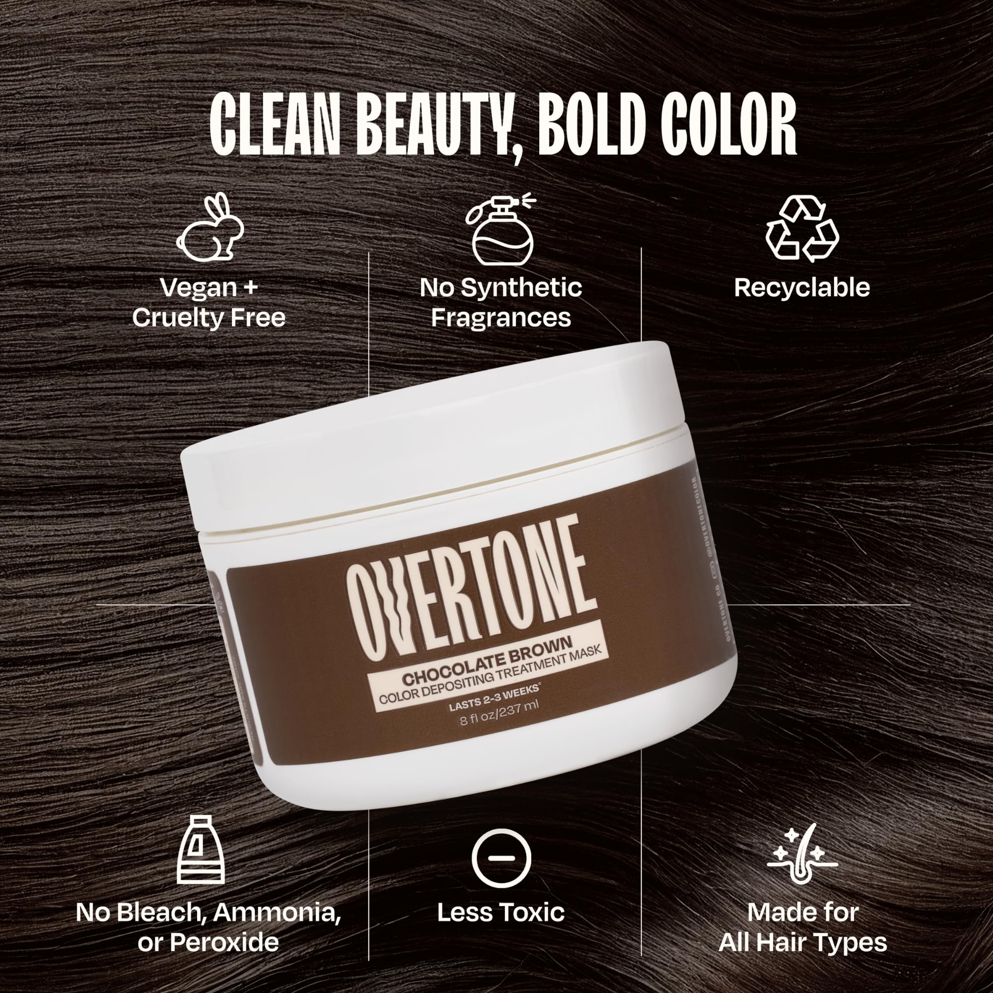Overtone semi permanent brown dye application directions and instructions