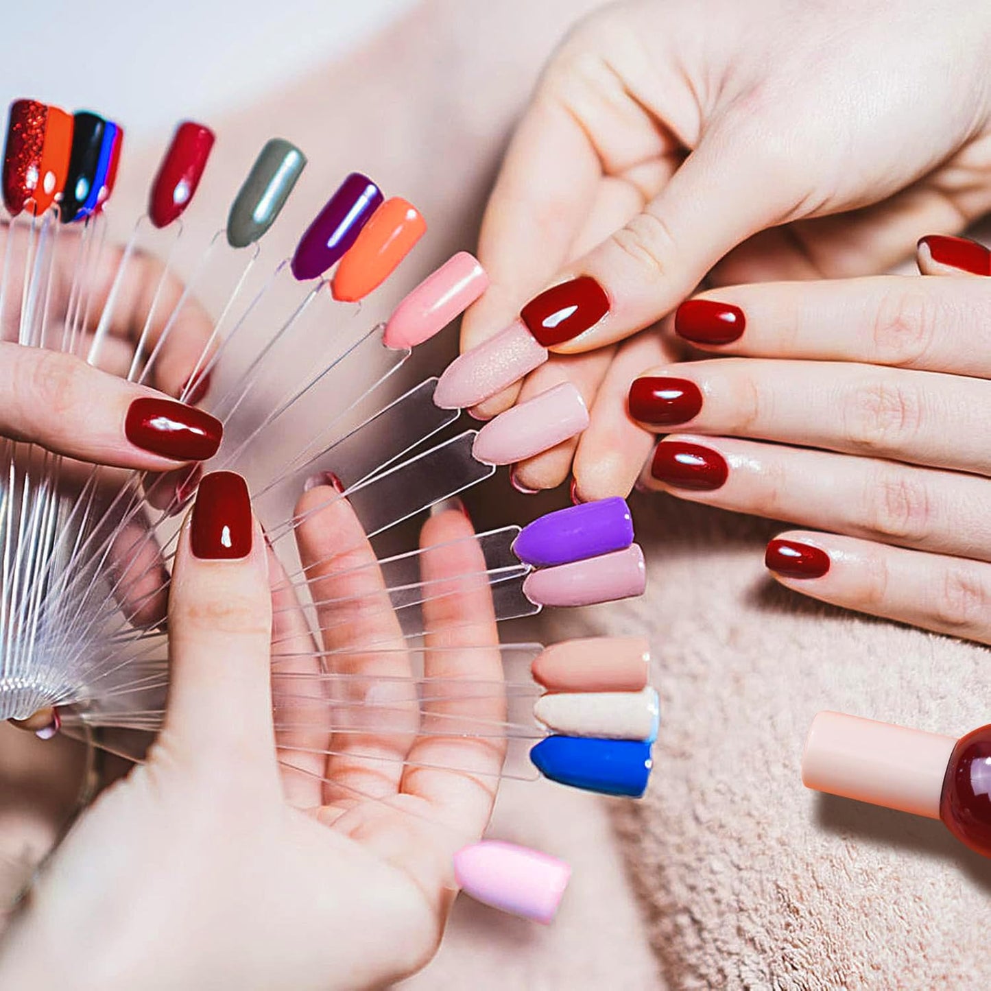 Azurebeauty nail swatch sticks for salon or home use