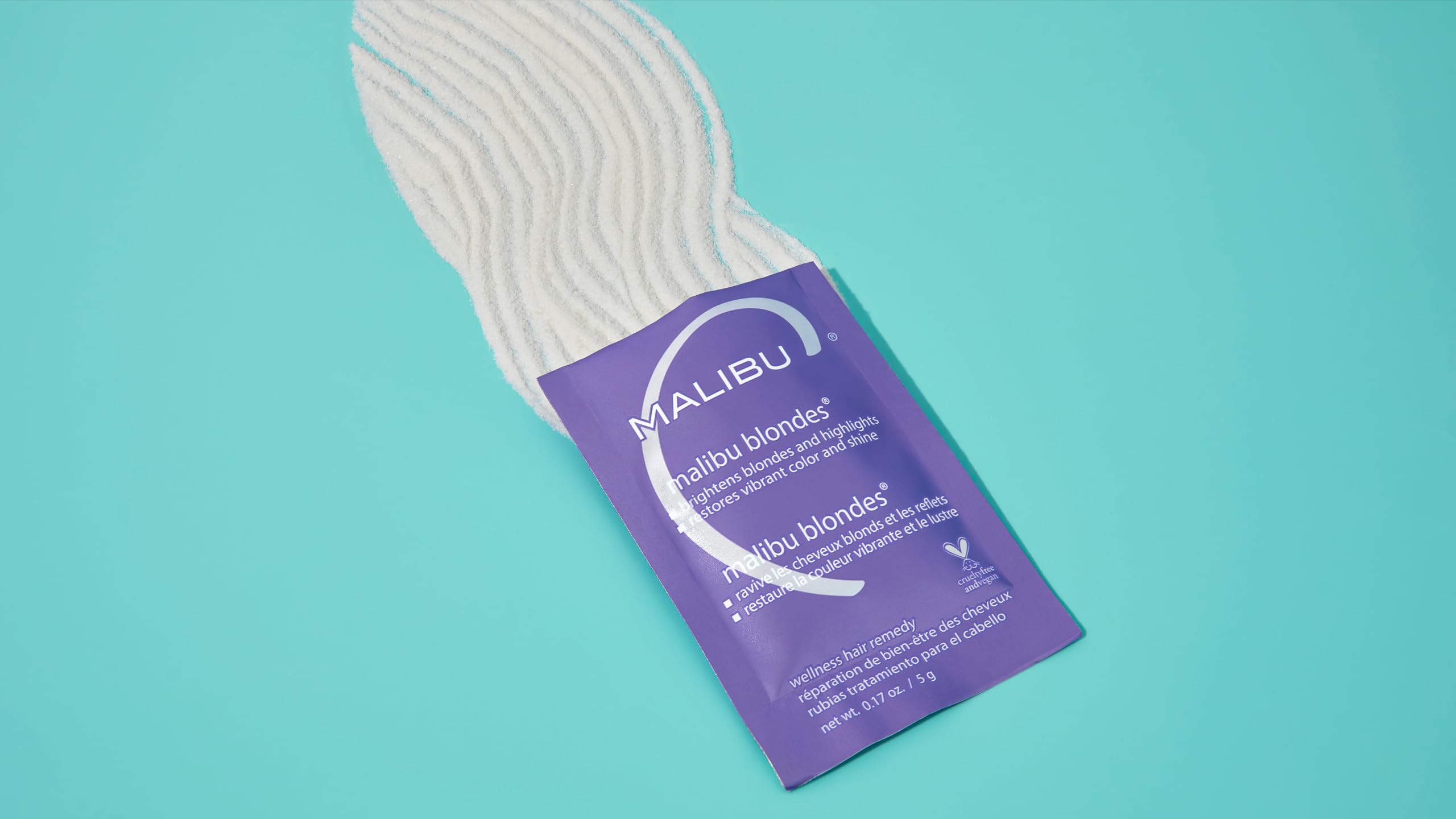 Malibu C Blondes Wellness Hair Remedy single five gram single-use sachet