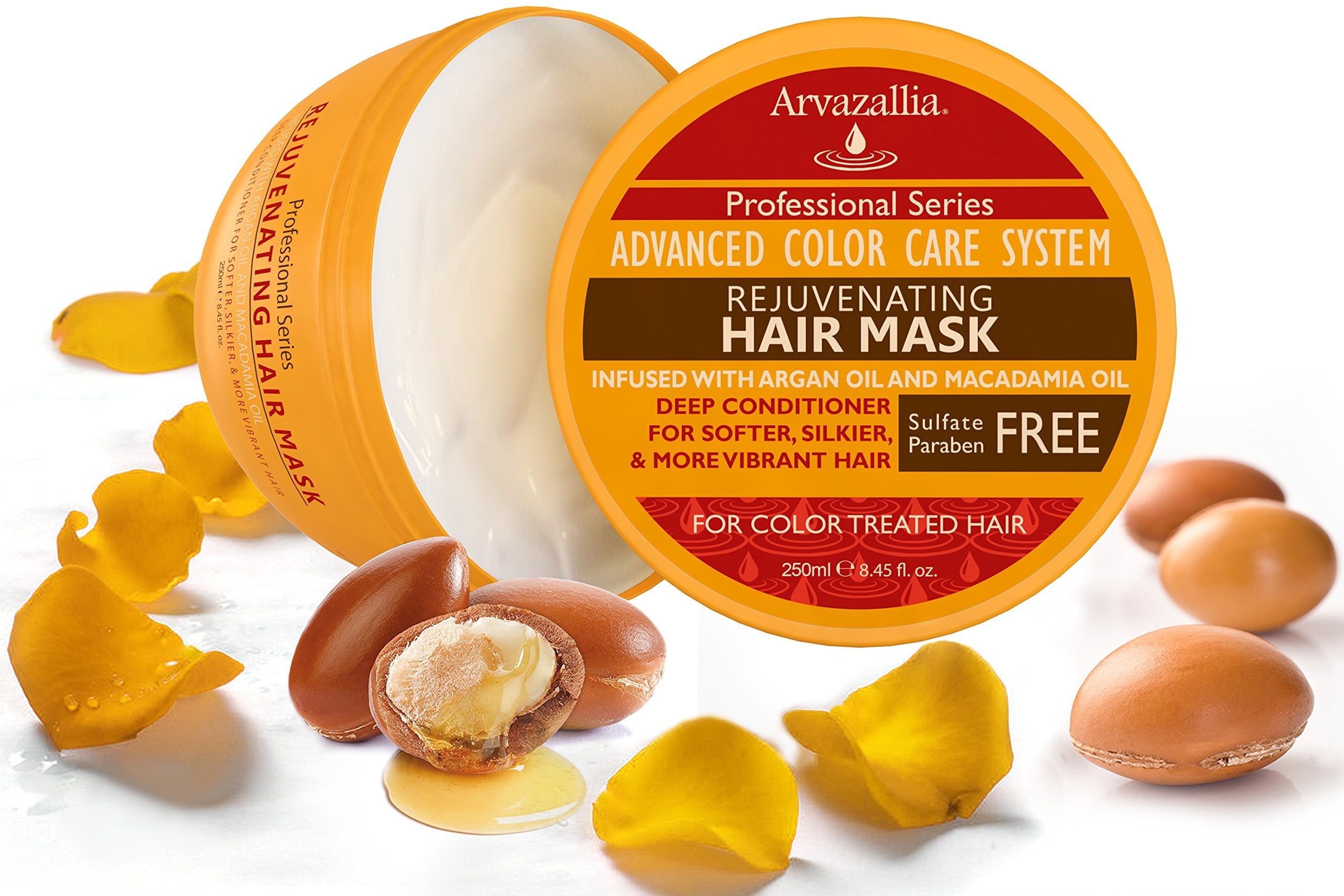 Sulfate free Arvazallia color care hair mask formulation specifications