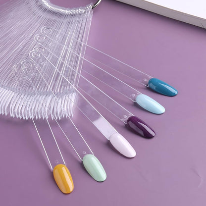 Sutokaka nail swatches showing clear and consistent color application.