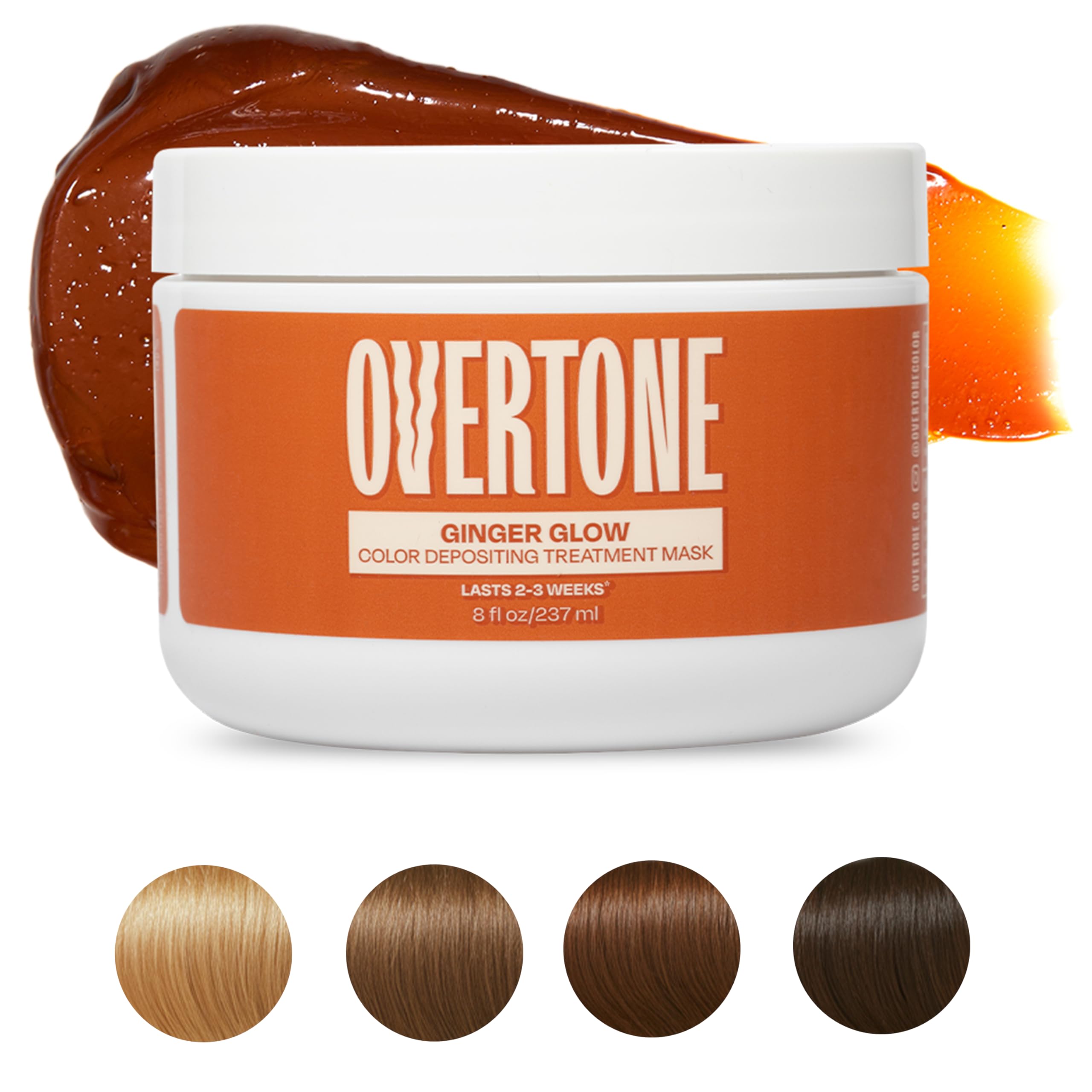 Overtone Ginger Glow color depositing mask original USA imported packaging
