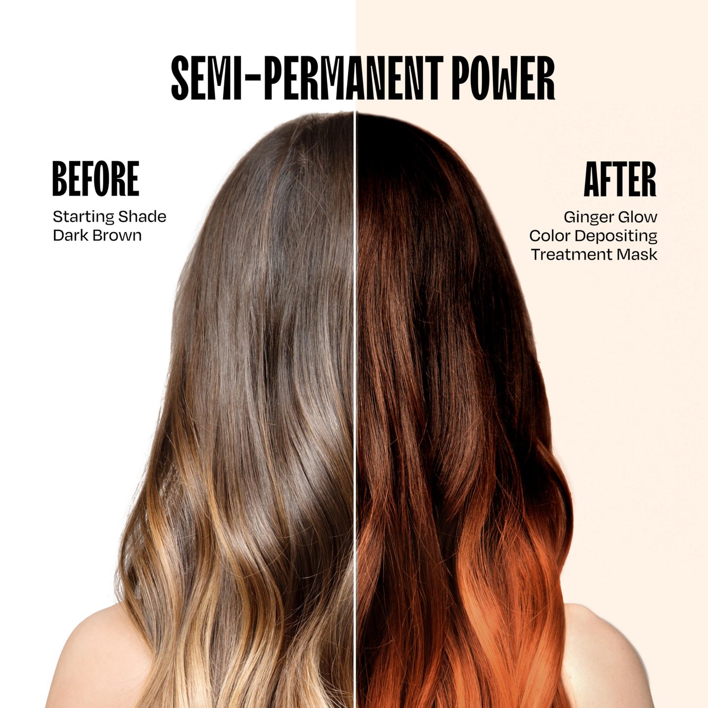 Overtone semi permanent nourishing hair color treatment mask side view details