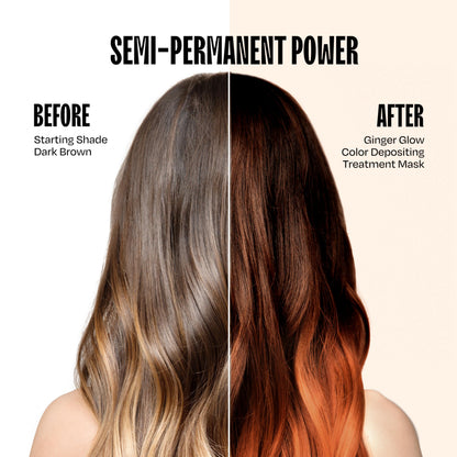 Overtone semi permanent nourishing hair color treatment mask side view details