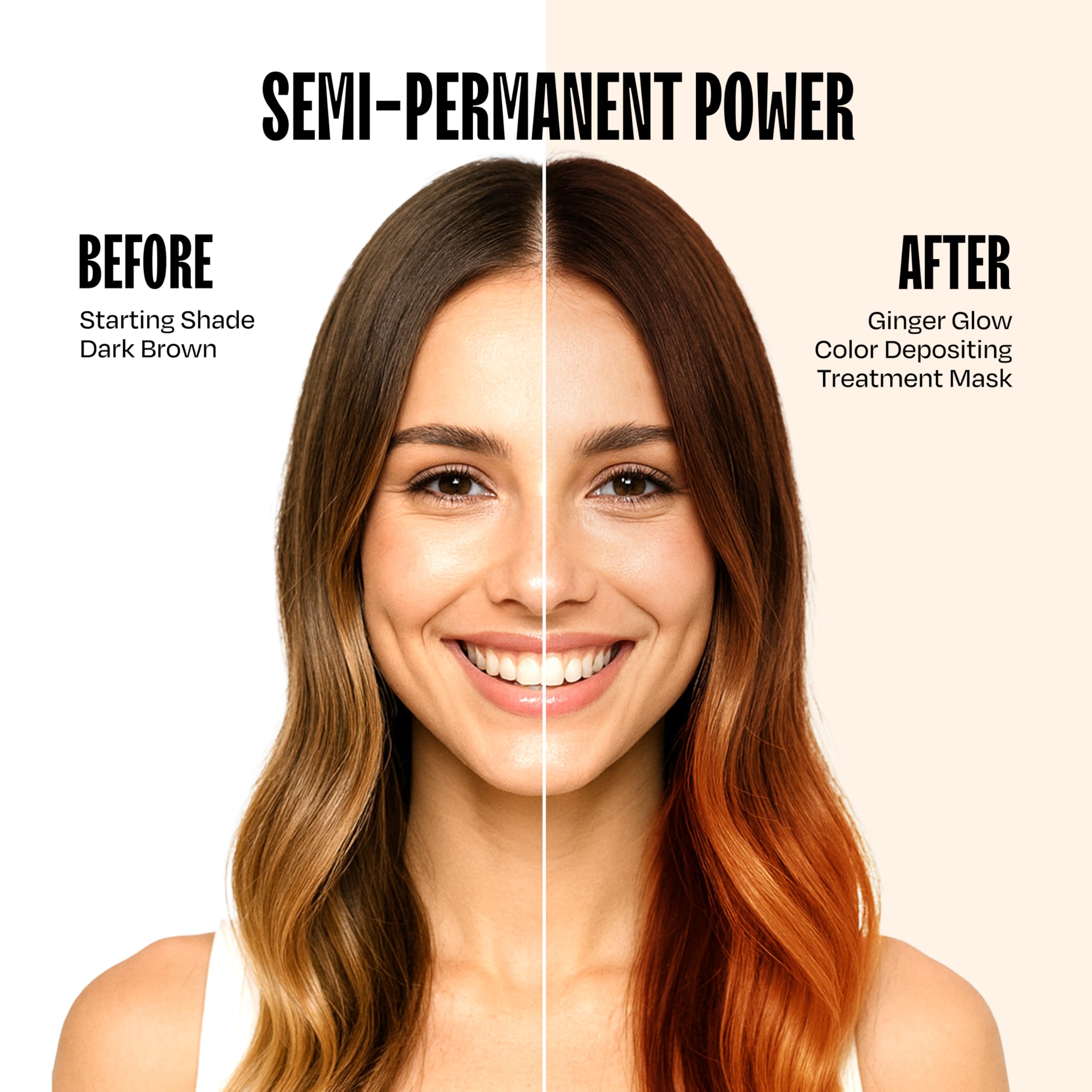 Overtone Ginger Glow damage free color depositing mask product texture