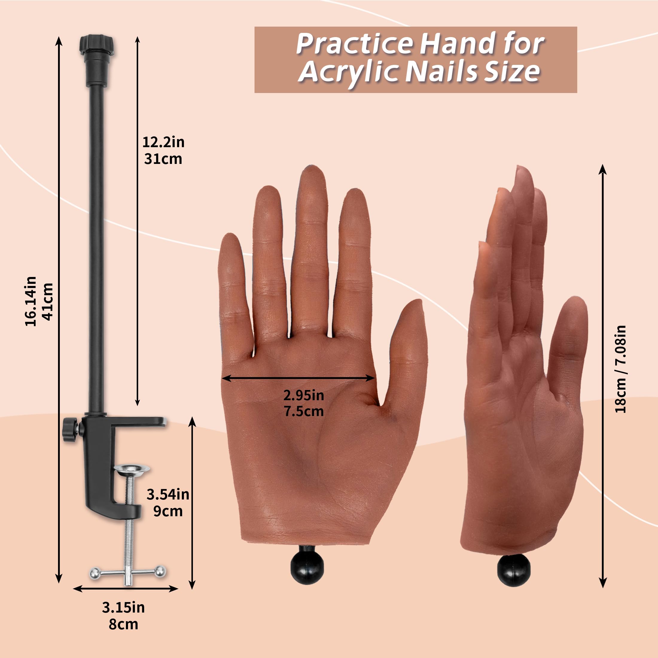 Veikmv mannequin training hand showing flexible fingers