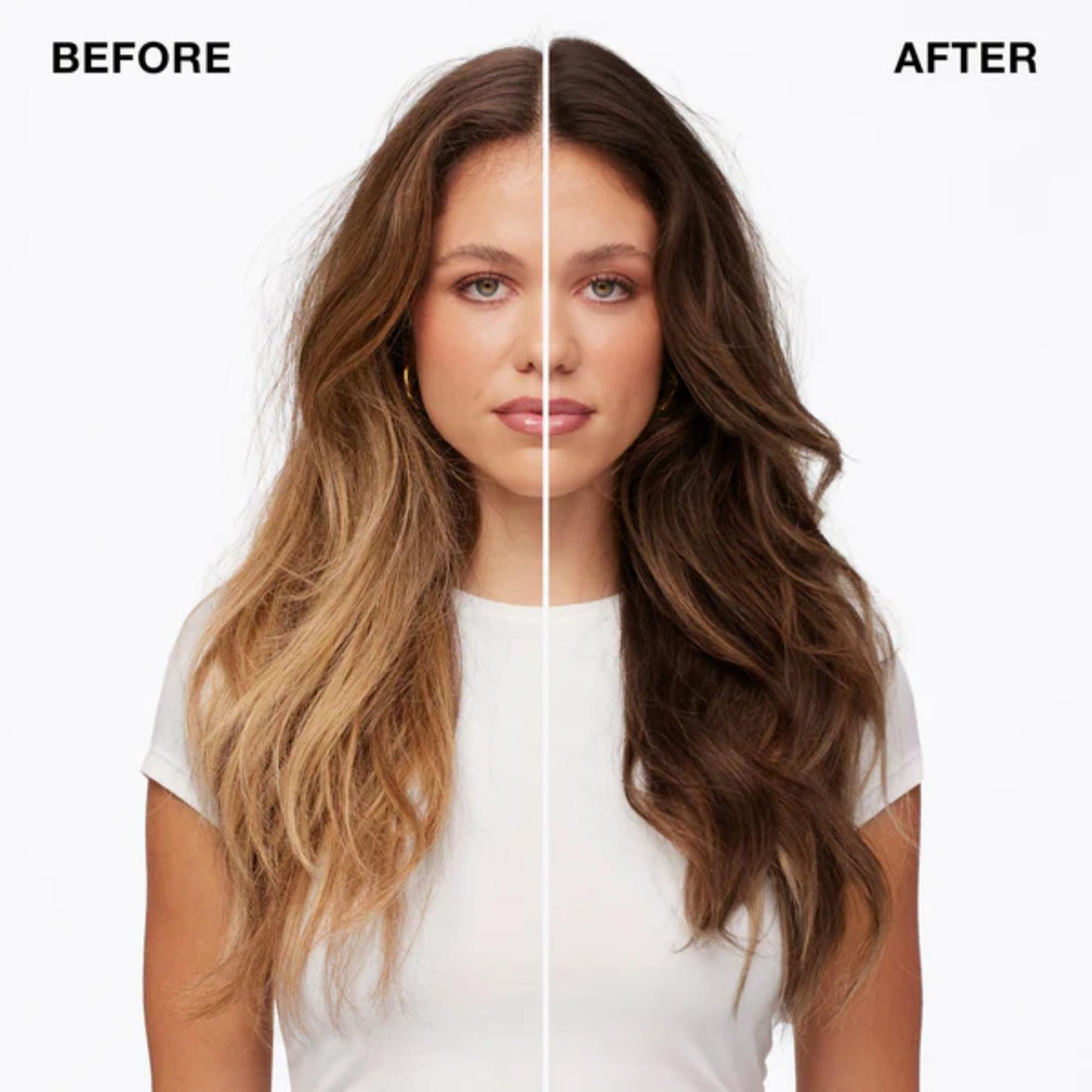 IGK hair gloss toner creamy texture and rich chocolate brown formulation