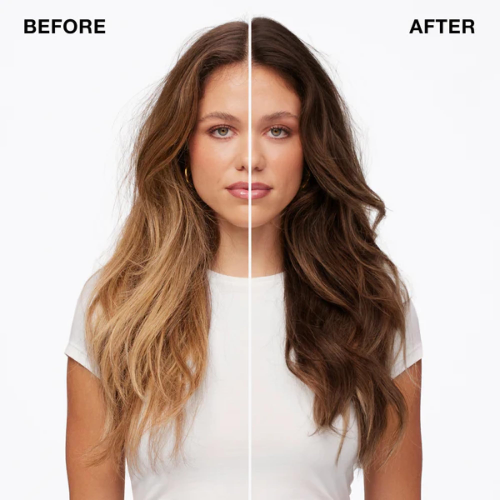 IGK hair gloss toner creamy texture and rich chocolate brown formulation