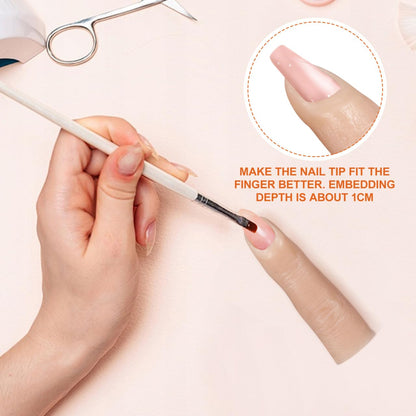 Manicure training finger model for salon use