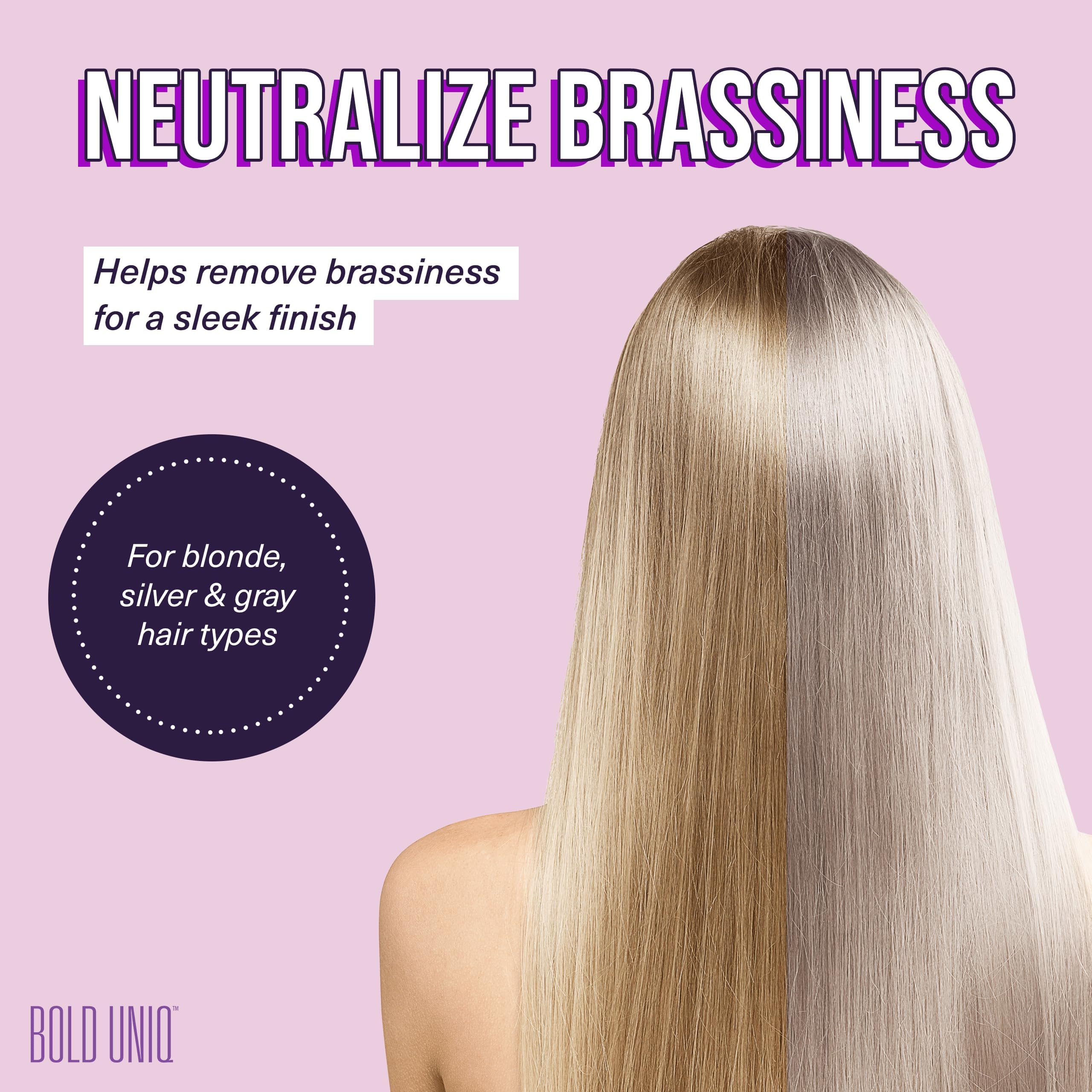 Deep violet toning cream formulation of Bold Uniq conditioning mask