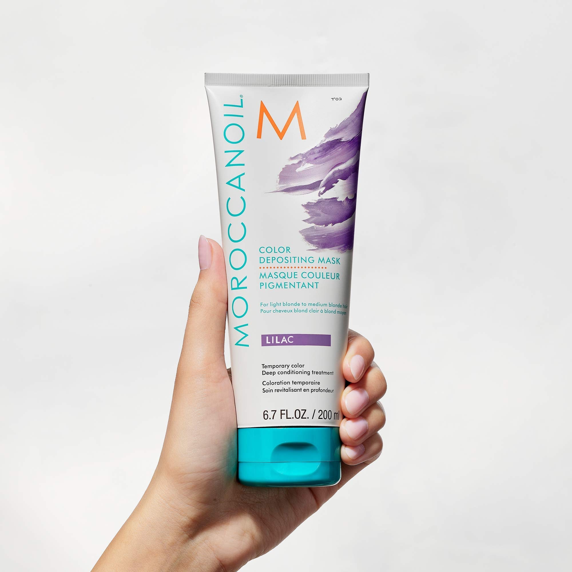 Authentic USA imported deep conditioning hair mask packet in aquamarine shade.