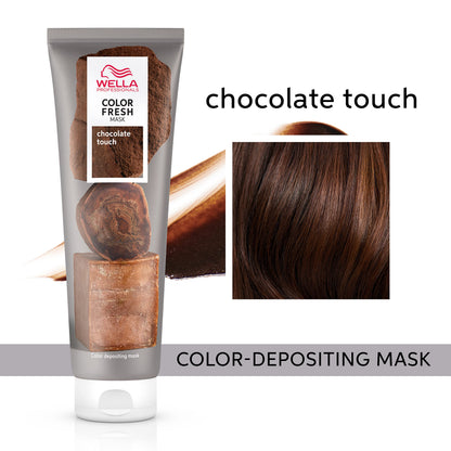 Wella temporary color depositing hair mask tube showing brand and variant information