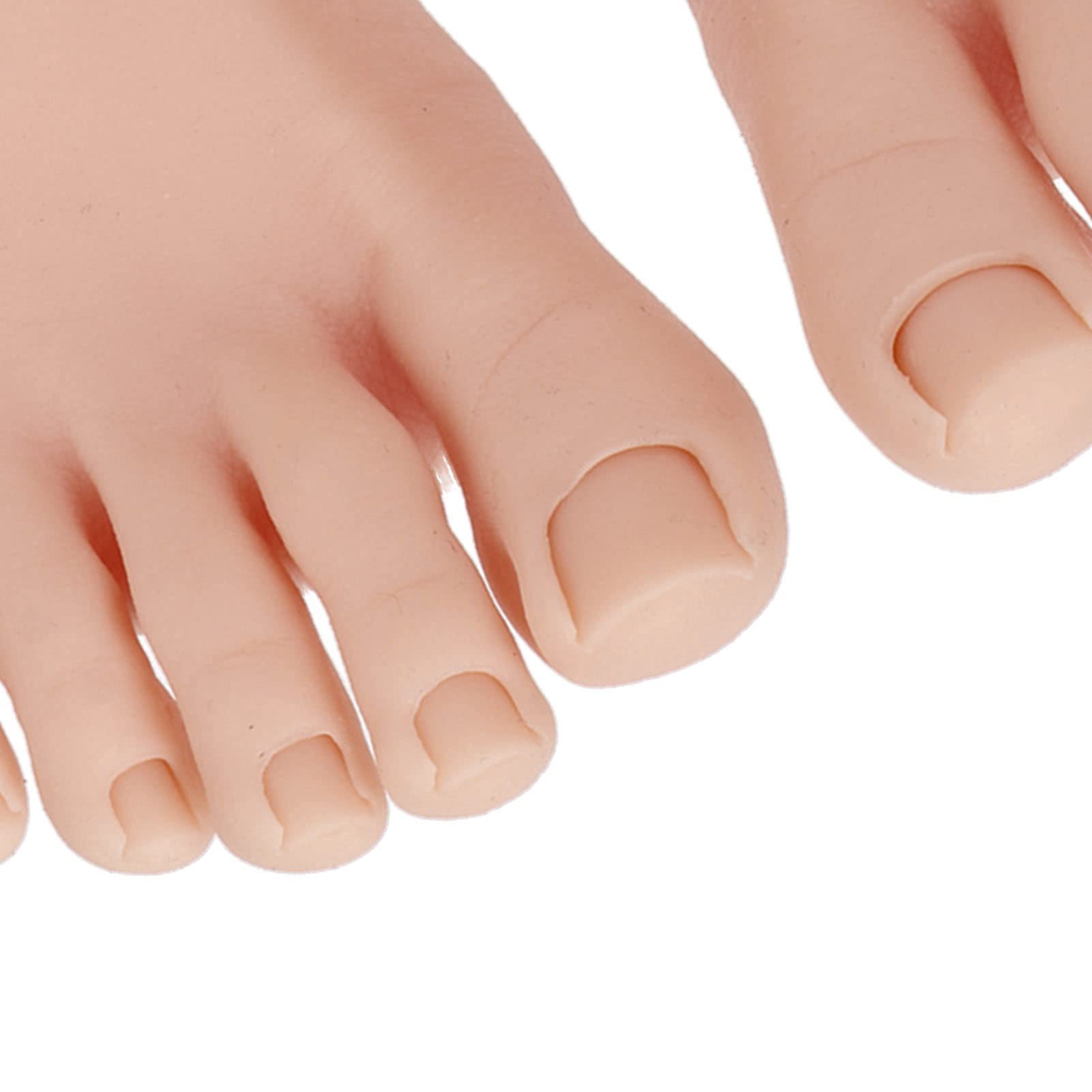 Realistic silicone foot mannequin for salon display