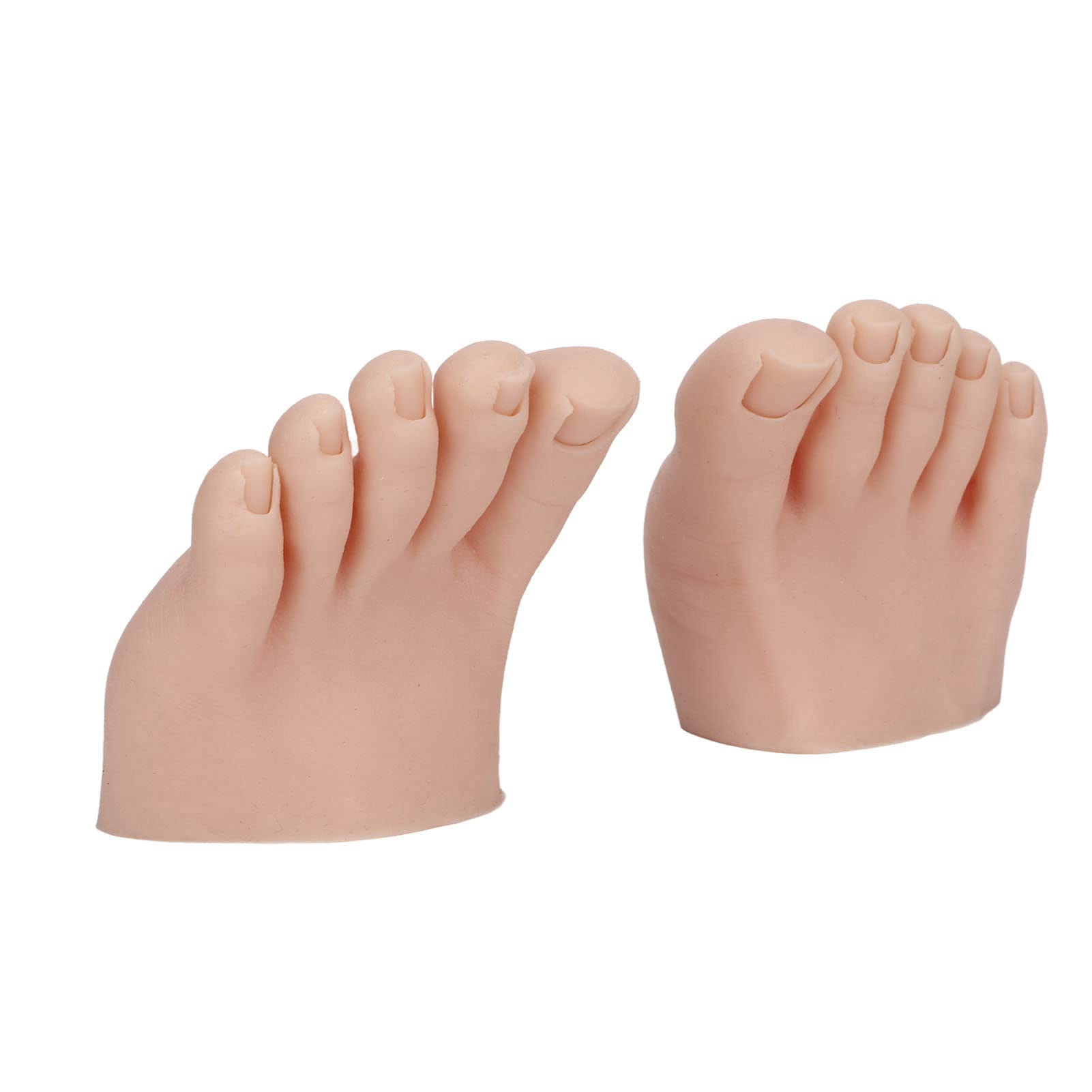 Professional nail art training tool with realistic skin texture