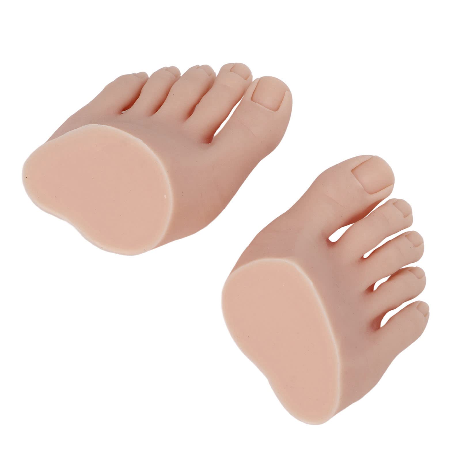 Washable and reusable fake foot model for nail technicians