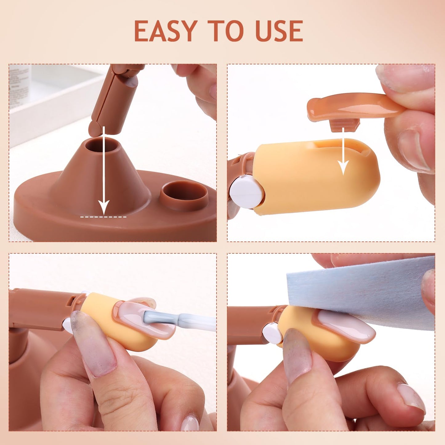 Professional manicure training equipment with non-slip base