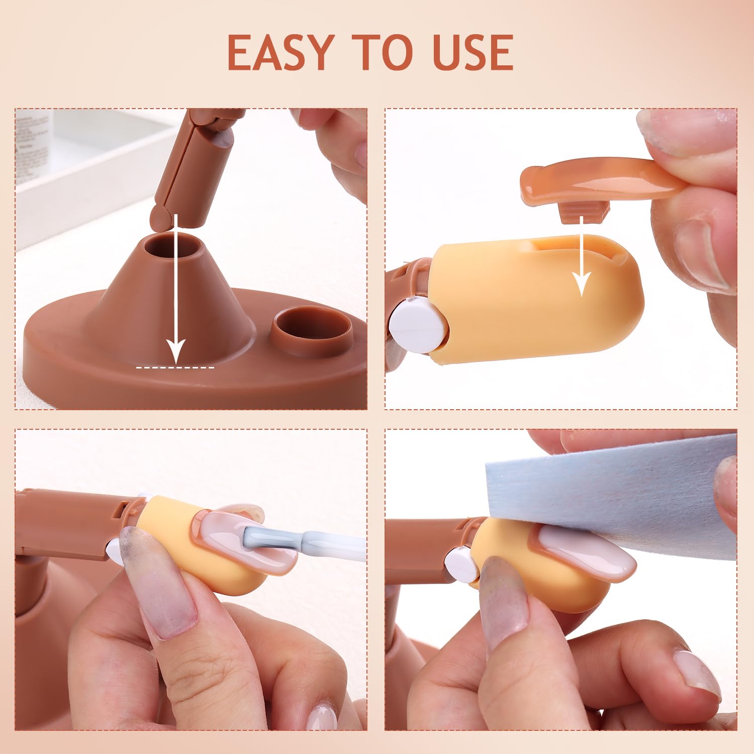 Professional manicure training equipment with non-slip base