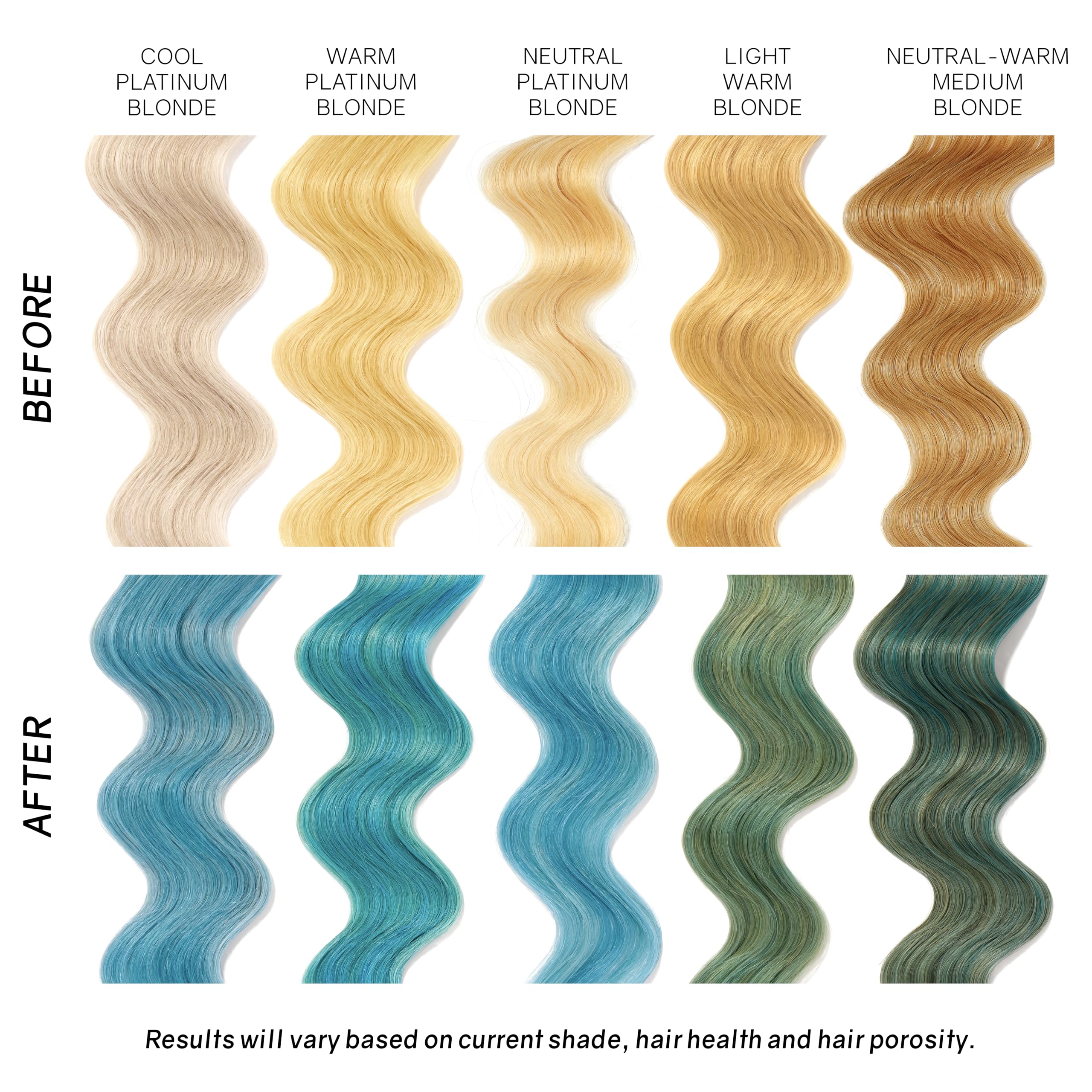 Overtone damage free teal coloring conditioner instructions on back label