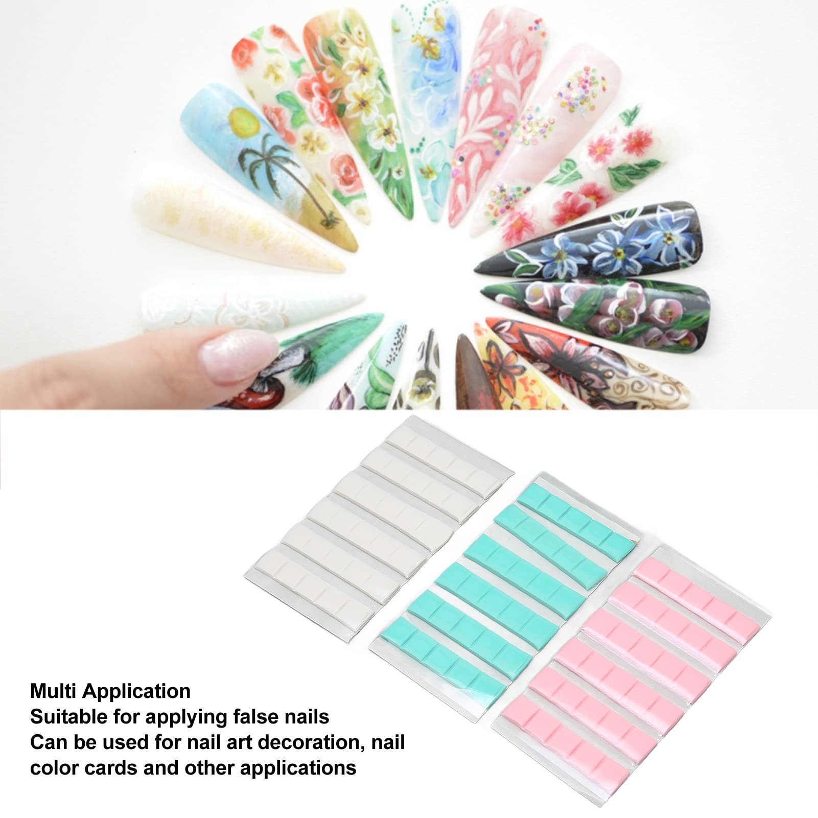 Close up of sticky plasticine for professional manicure practice