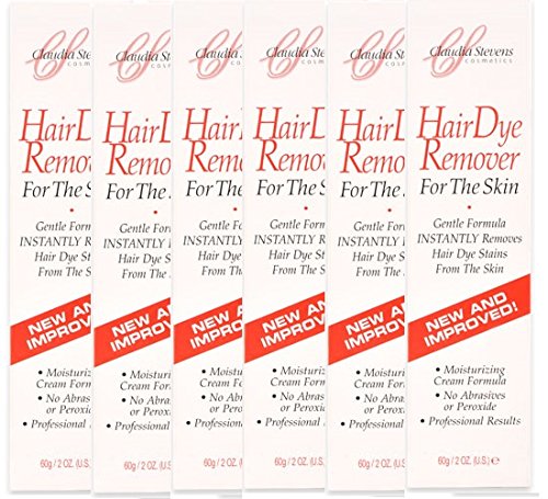 Gentle moisturizing cream hair dye remover for face neck and hairline