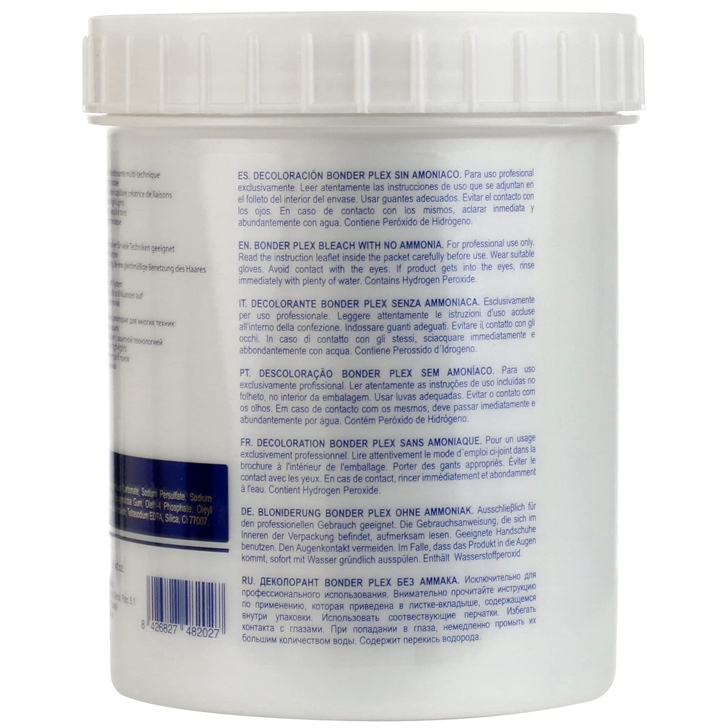 Authentic USA imported Tahe hair bond protection bleaching powder container displayed clearly.