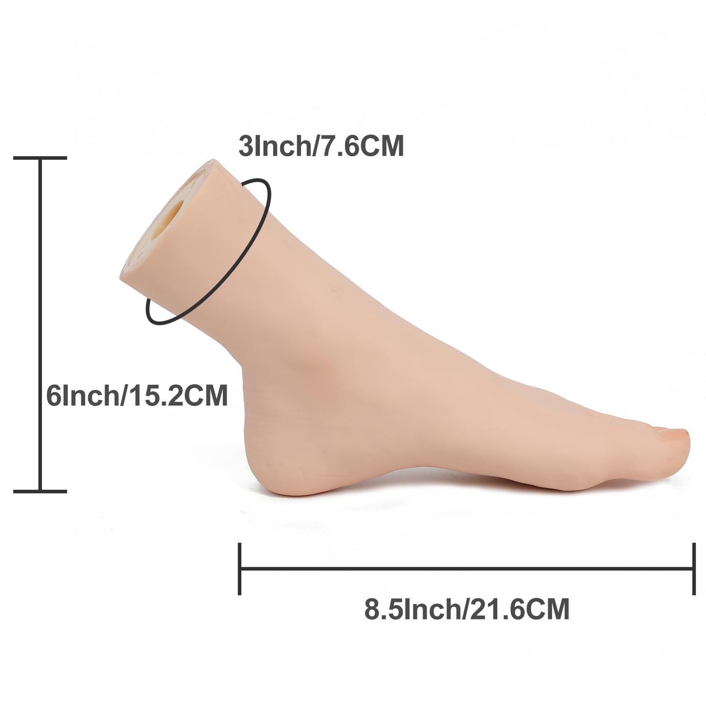 DXdixiu flexible mannequin foot for nail art training