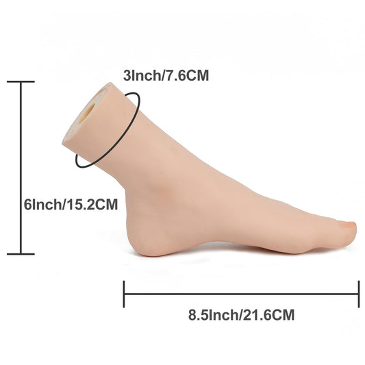 DXdixiu flexible mannequin foot for nail art training