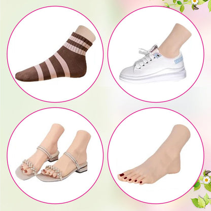 Professional manicure tool silicone foot model