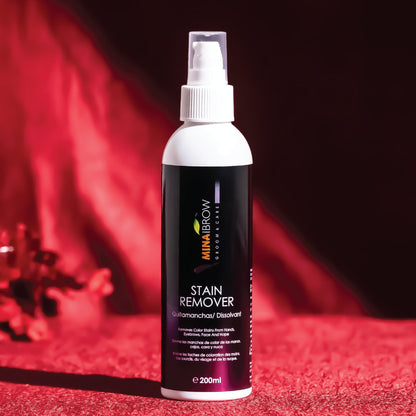 Mina eyebrow tints colorfix liquid bottle for clean brow border styling