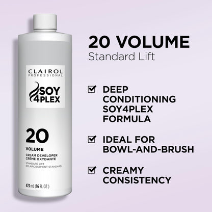 Professional salon hair developer 20 volume for coloring