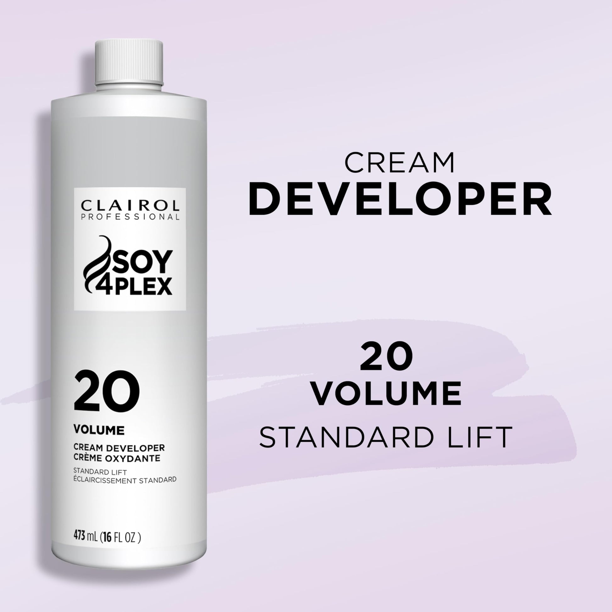 Professional hair developer for lifting and gray coverage
