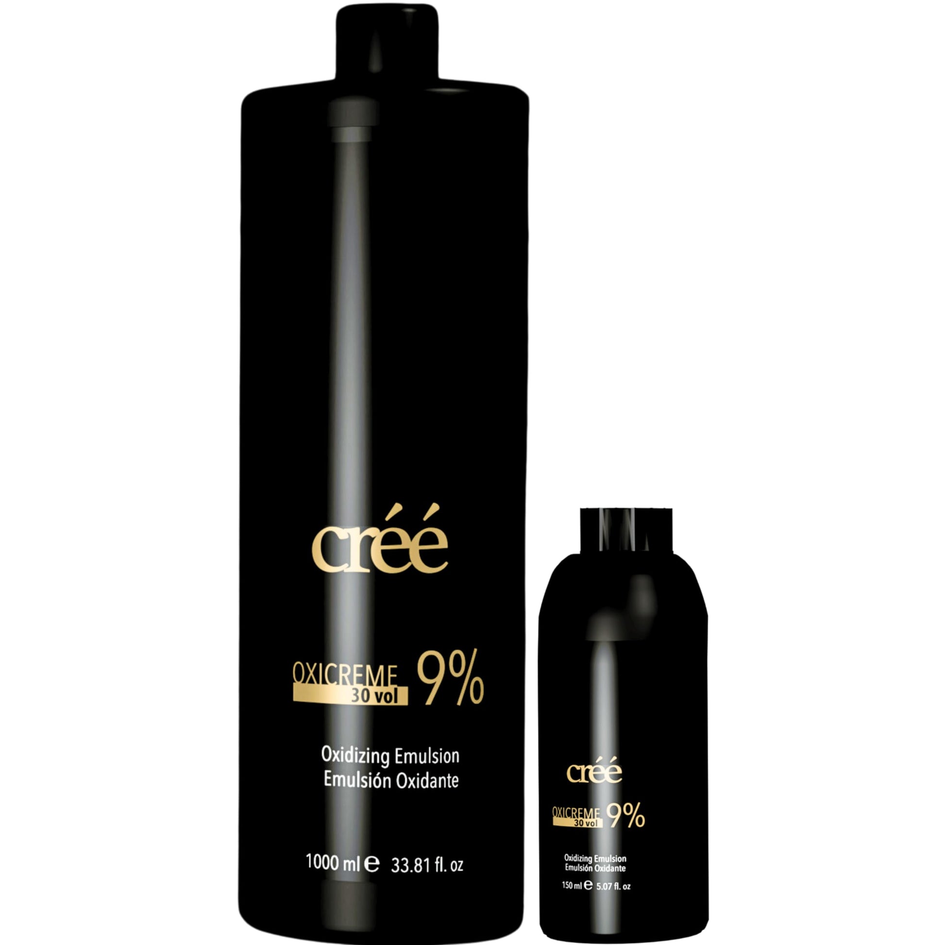 Authentic CrÃ©Ã© hair care products imported developer bottle back label