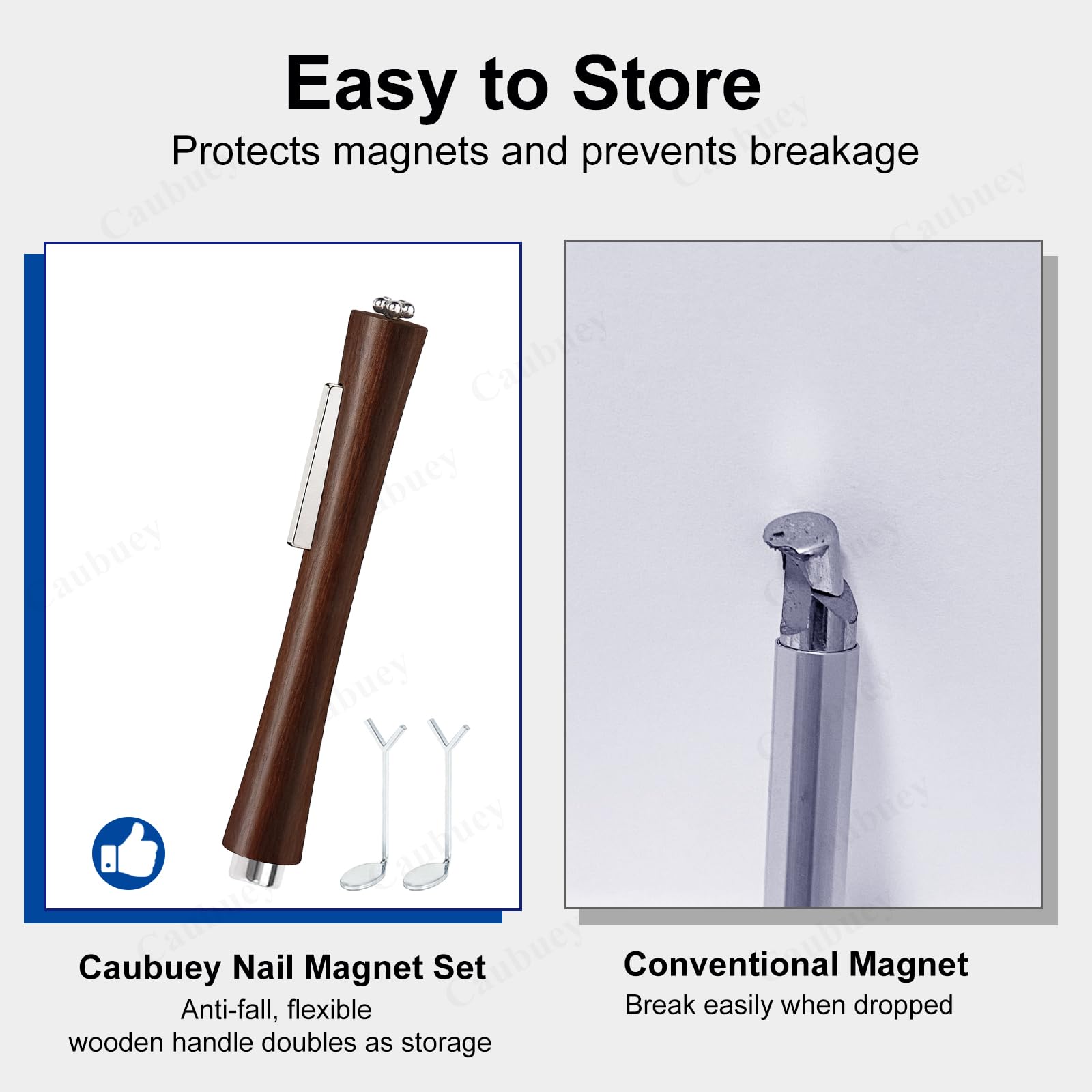 Magnetic nail tool for DIY gel polish manicure