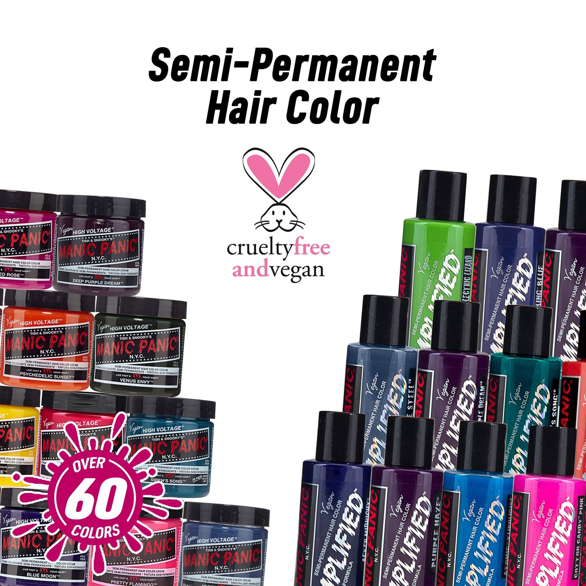 Authentic imported USA hair color tub placed alongside hair coloring accessories like a tint brush and bowl.
